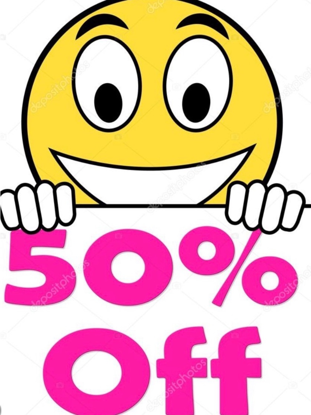 50% off any bundle of 4 or more items!